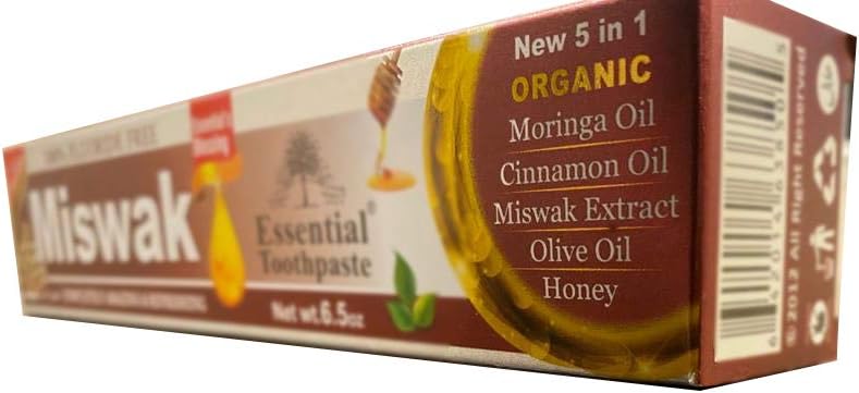 Essential Palace Organic Miswak Herbal Whitening Toothpaste 6.5 Oz - Image 2