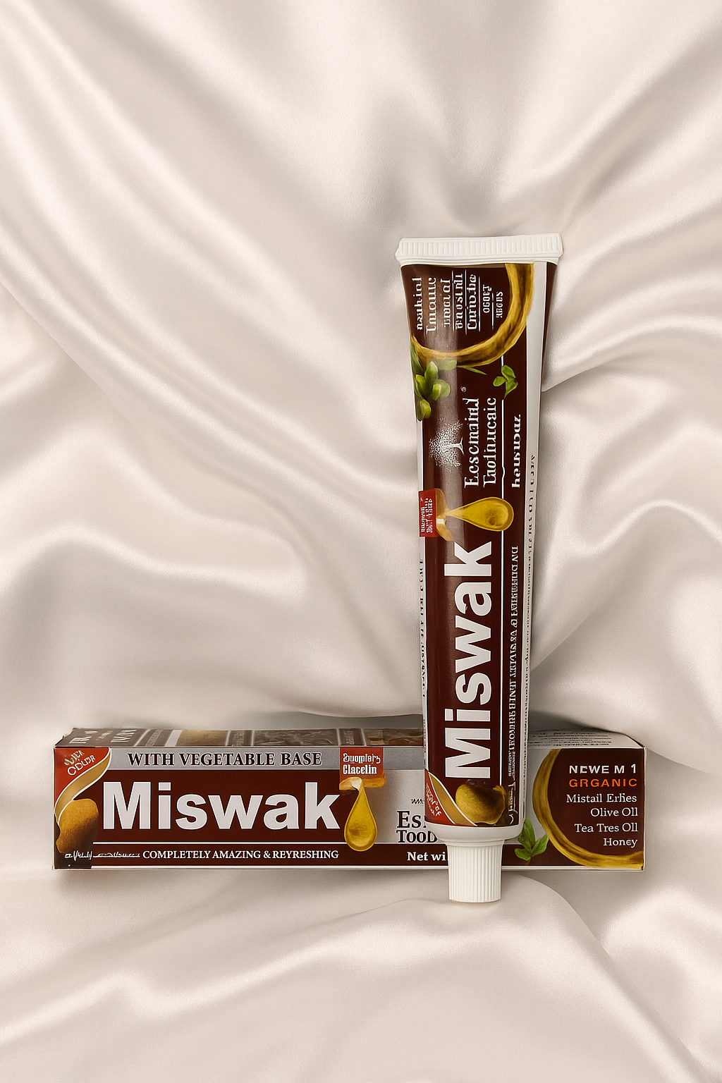 Essential Palace Organic Miswak Herbal Whitening Toothpaste 6.5 Oz